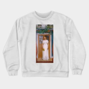 Age of Seventeen by Carl Larsson Crewneck Sweatshirt